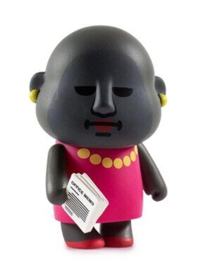 Kidrobot x Sanrio Aggretsuko Director Gori 3-inch vinyl figure
